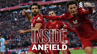 Inside Anfield Liverpool 22 Man City  Capture the atmosphere of the Reds thrilling draw [upl. by Nolrah]