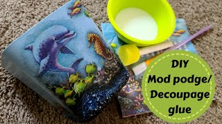 Craft hacks tips and tricksHomemade Mod podge Homemade decoupage glue [upl. by Daria]