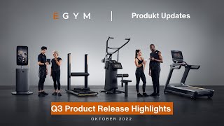 EGYM Produkt Updates  Q3 2022 Highlights [upl. by Ambur]