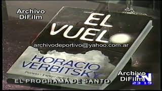 Horacio Verbitsky con Santo Biasatti  Los Vuelos de la muerte  DiFilm 1995 [upl. by Dranyl]