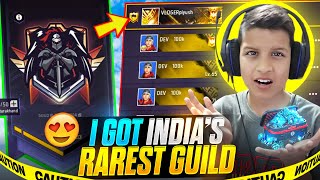 I GOT INDIAS MOST RAREST GUILD IN FREE FIRE😨 [upl. by Brocklin]