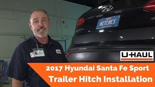 2017 Hyundai Santa Fe Sport Trailer Hitch Installation [upl. by Assej531]