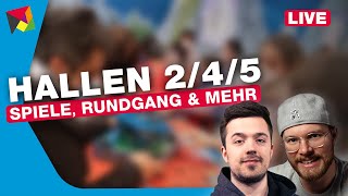 SPIEL Essen 2023 Live  Tag 3 Rundgang durch die Hallen 2 4 und 5 [upl. by Prentice684]