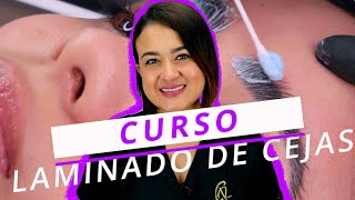 COMO HACER LAMINADO DE CEJAS CURSO GRATIS 🤗 LAMINADO DE CEJAS 💁‍♀️ [upl. by Yhtomit]