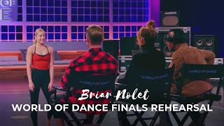 Briar Nolet  World of Dance Finals Rehearsal [upl. by Nakasuji83]