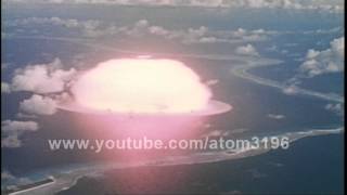 HD 1946 atomic bomb test operation crossroads Able shot in color [upl. by Iuqcaj]