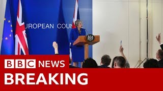 Brexit UK and EU agree delay to 31 October  BBC News [upl. by Ibrik]