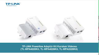 Powerline Adaptörler Kurulum Videosu TLWPA4220Kit [upl. by Naraa294]