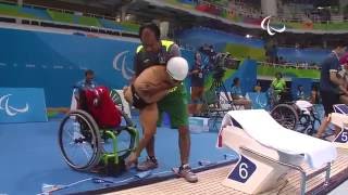 Swimming  Mens 50m Breaststroke  SB2 Heat 2  Rio 2016 Paralympic Games [upl. by Adnilev]