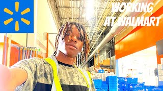 Day of a life of upcoming YouTuber DaTraun working at Walmart digital personal shopper OGP [upl. by Eiaj]