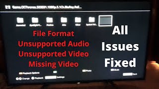 How to Fix Unsupported File Format and Missing Files on Smart TVs [upl. by Wehtta]