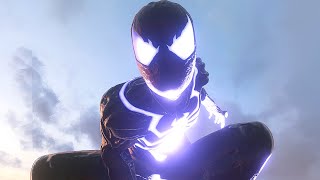 SpiderMan 2 ● MAXED OUT Symbiote Suit  No Damage x276 Combo Perfect Combat  4K  PS5 [upl. by Yotal]