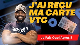 Prochaines étapes après carte VTC Que faire maintenant [upl. by Gershom154]