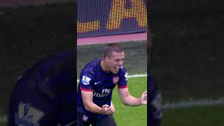 PODOLSKI amp CAZORLA LINK UP FOR FIRST ARSENAL GOALS [upl. by Pierson]