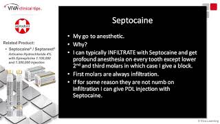 Dr Kaminer on SeptocaineSeptanest [upl. by Menendez]