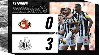 Sunderland 0 Newcastle United 3  EXTENDED FA Cup Highlights  Isak at the Double in Derby Day Win [upl. by Adeline]