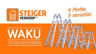 Waku Multifunctionele Ladder [upl. by Weingartner]