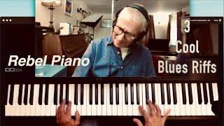 Three Piano Blues Riffs That are Easy to Play [upl. by Sucramaj]