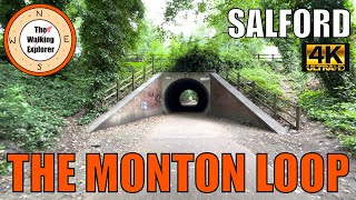 Walking The Monton Loop via Worsley Woods  Salford  June 2021  4K  CC [upl. by Lavena]