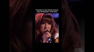 Christina Grimmie singing WRECKING BALL at The voice christinagrimmie thevoice wreckingball [upl. by Eeral417]