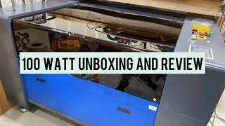 100 Watt OMtech Laser Unboxing and Review [upl. by Wallis716]