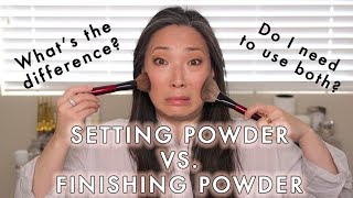 Setting Powders vs Finishing Powders [upl. by Cassaundra]