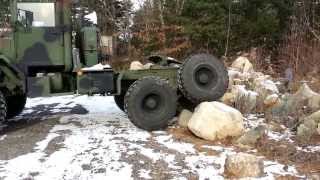 AM General M931 5 Ton Tractor Military Light Offroading [upl. by Hildebrandt]