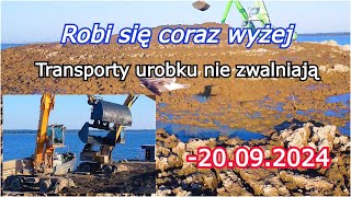 Wyspa Estyjska 20092024 Ale wysokie są już usypiska ziemi [upl. by Yttak]