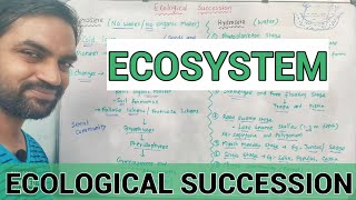 Ecosystem  Ecological succession  Hydrosere and Xerosere [upl. by Hecker]