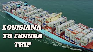 MERCHANT MARINE LIFE  joining ship  LOUISIANA TO FLORIDA 3 day trip [upl. by Annawak]