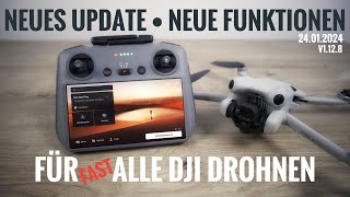 DJI Update  neue Funktionen für fast alle DJI Drohnen Deutsch FlyApp 1128 [upl. by Schiff]