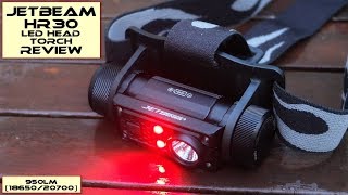 JETBeam HR30 LED Head Torch Review [upl. by Gonyea241]