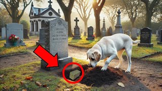 😰 PERRO CAVA UN HOYO EN EL CEMENTERIO Y CUANDO SU DUEÑO VE LO QUE HAY DENTRO LLAMA A LA POLICÍA [upl. by Thelma421]