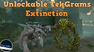 Unlockable Tekgrams on Extinction Ark survival evolved Tutorial Xbox PS4 and PC [upl. by Ariew929]