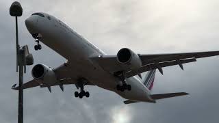 Airbus a 350 900 air france em fortaleza [upl. by Downey287]