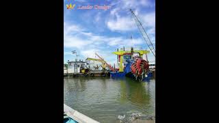 Dredging engineering vessel cutter suction dredger [upl. by Hnao]