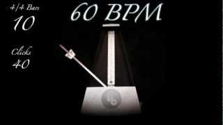 60 BPM Metronome [upl. by Yknip]