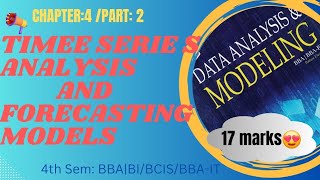 Time series and Forecasting Model part2 forecasting movingaverage forecastingerrors 4thsemester [upl. by Aeel474]