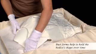 How to Pack Your Wedding Dress in a Preservation Box [upl. by Akeber]