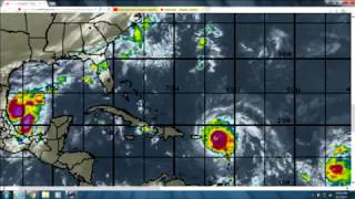 Hurricane Irma Atlantic Satellite Intellicast Live [upl. by Bette-Ann]