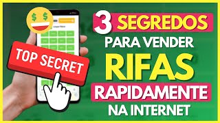 🚀  VENDA MAIS RIFAS  3 Estratégias para Vender Rifas Rapidamente  Como Vender Rifas na Internet [upl. by Allerym780]