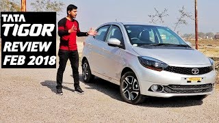 Tata Tigor 2018 Review By DKT TECH  Tata tigor XZ amp XZO Petrol [upl. by Kirsteni]