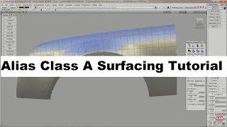 Autodesk Alias Class A Surfacing Tutorial [upl. by Rici869]