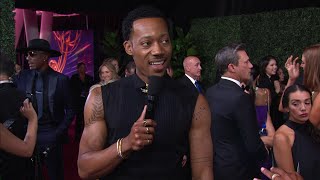 Tyler James Williams Emmy Awards 2024 Red Carpet Interview  Emmy Awards [upl. by Leiba]