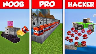 Minecraft Cannon Ideas for noob vs pro vs hack 🎮💥quot [upl. by Lucian]