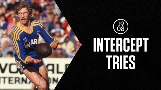 Incredible Intercept Tries  NRL Throwback  Kenny Blacklock Peachey amp more [upl. by Gavan]