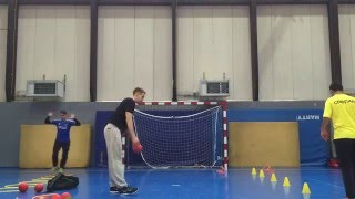 Handball Goalkeeper Training  BASIC TECHNIQUES [upl. by Idona5]