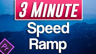 Smooth SPEED RAMPING in Premiere Pro Tutorial [upl. by Ecnal]