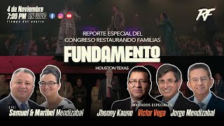 Reporte Especial del Congreso Restaurando Familias [upl. by Kowalski]