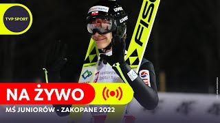 SKOKI NARCIARSKIE MŚ JUNIORÓW ZAKOPANE 2022  KONKURS DRUŻYNOWY [upl. by Etteuqaj]